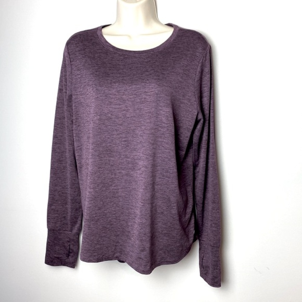 Alana Women’s Athletic Long Sleeve Crewneck Top Size L